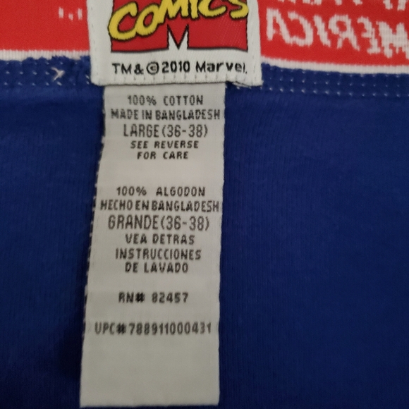 Mens  captain America briefs - Picture 2 of 2